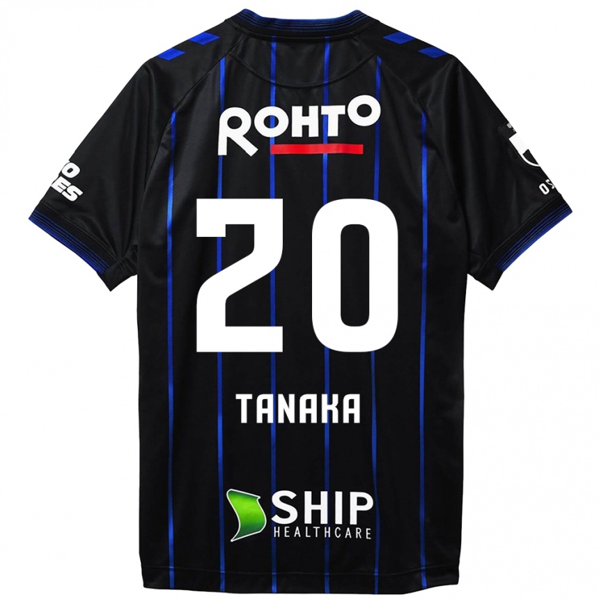 Niño Fútbol Camiseta Hyoga Tanaka #20 Azul Negro 1ª Equipación 2024/25 Argentina