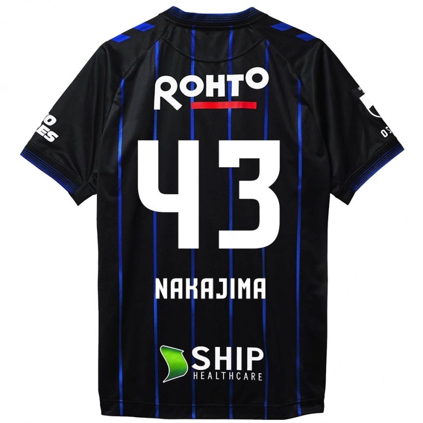 Niño Fútbol Camiseta Yugo Nakajima #43 Azul Negro 1ª Equipación 2024/25 Argentina