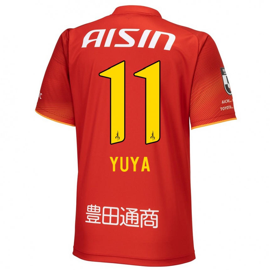 Niño Fútbol Camiseta Yuya Yamagishi #11 Rojo Blanco Amarillo 1ª Equipación 2024/25 Argentina