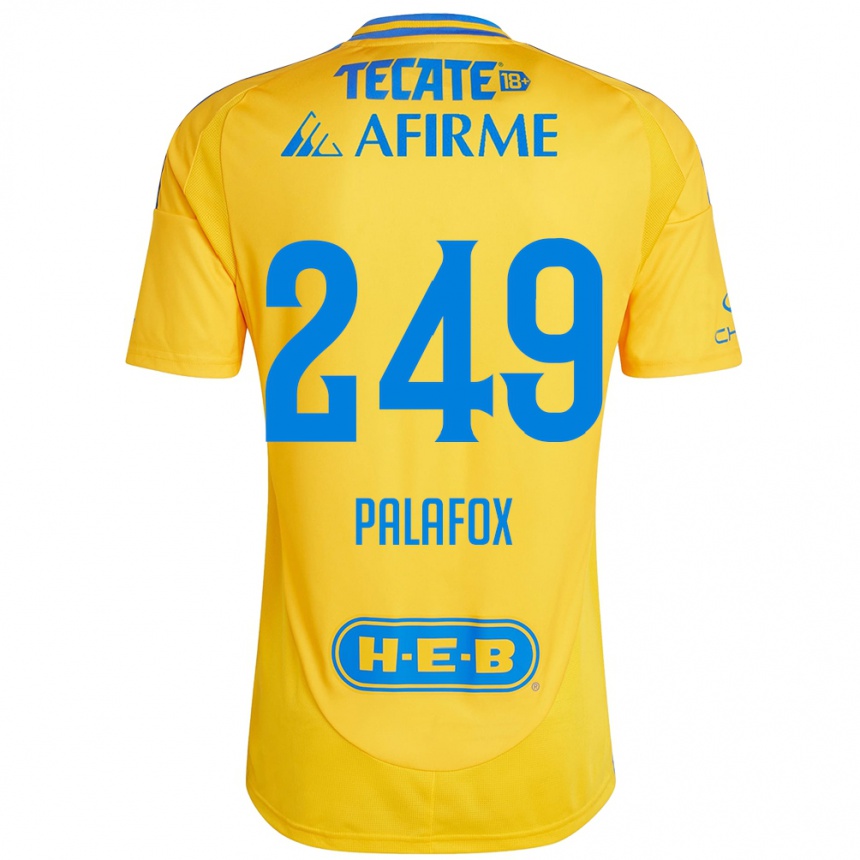 Niño Fútbol Camiseta José Palafox #249 Oro Amarillo 1ª Equipación 2024/25 Argentina