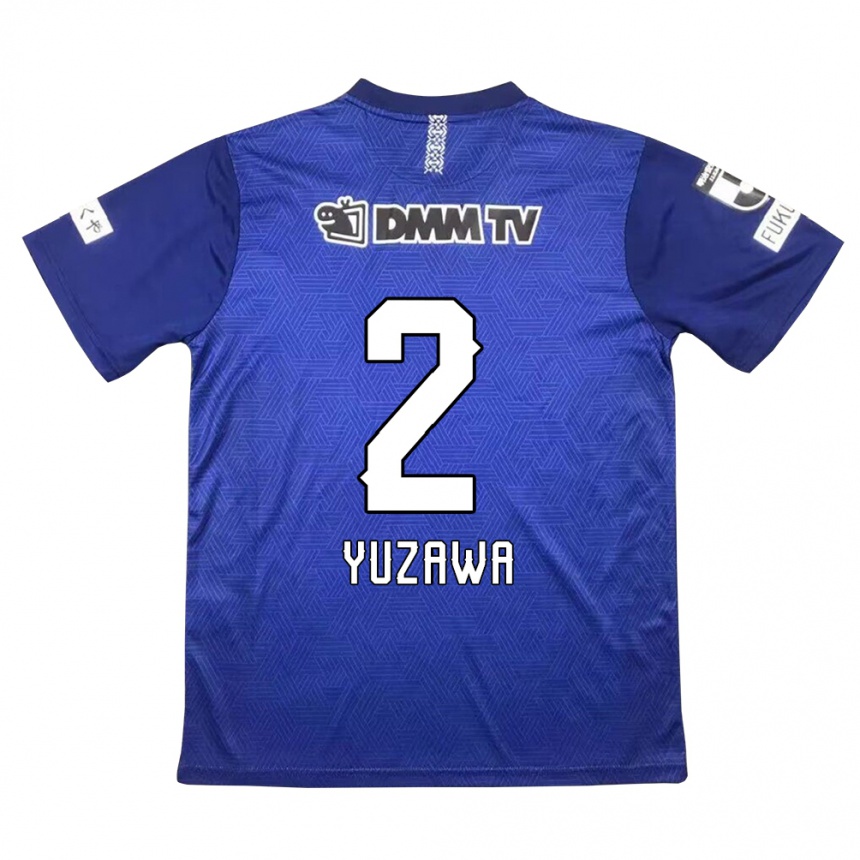 Niño Fútbol Camiseta Masato Yuzawa #2 Azul Oscuro 1ª Equipación 2024/25 Argentina