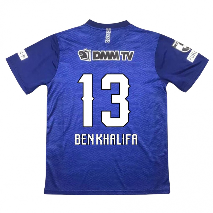 Niño Fútbol Camiseta Nassim Ben Khalifa #13 Azul Oscuro 1ª Equipación 2024/25 Argentina