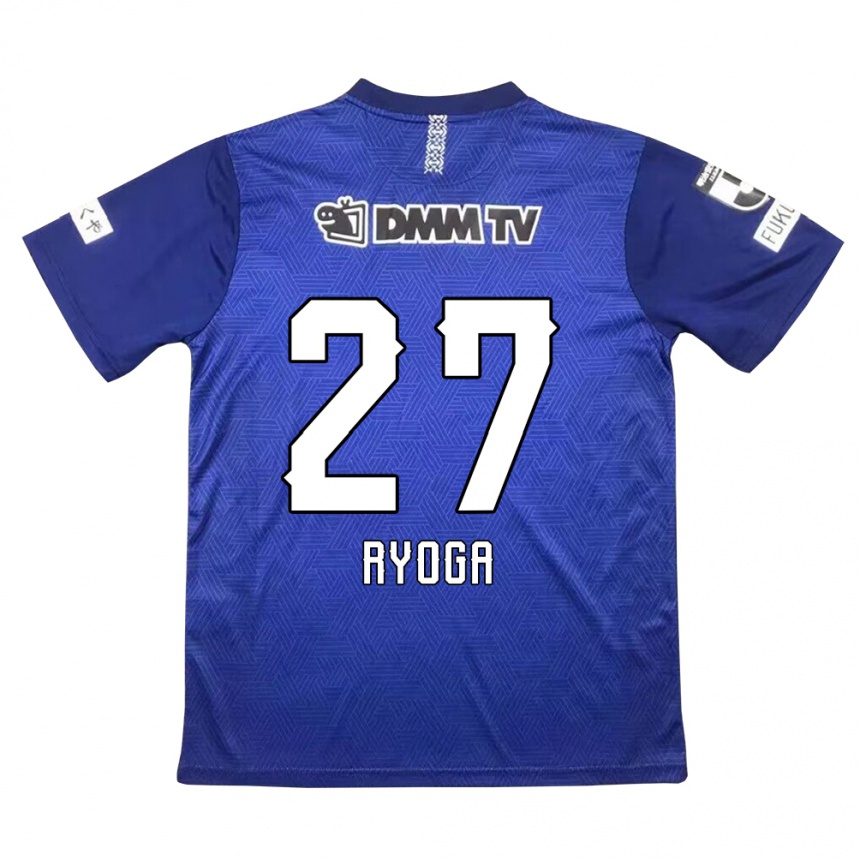 Niño Fútbol Camiseta Ryoga Sato #27 Azul Oscuro 1ª Equipación 2024/25 Argentina