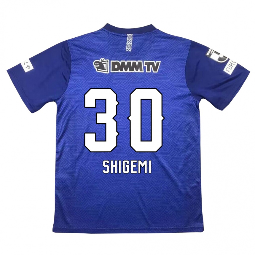 Niño Fútbol Camiseta Masato Shigemi #30 Azul Oscuro 1ª Equipación 2024/25 Argentina