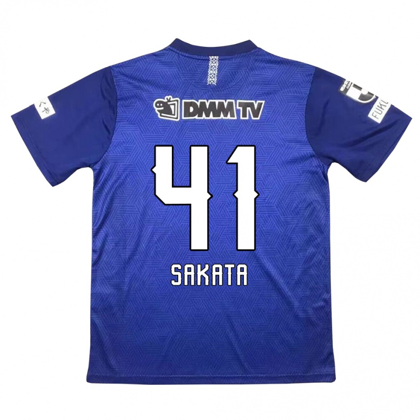 Niño Fútbol Camiseta Daiki Sakata #41 Azul Oscuro 1ª Equipación 2024/25 Argentina