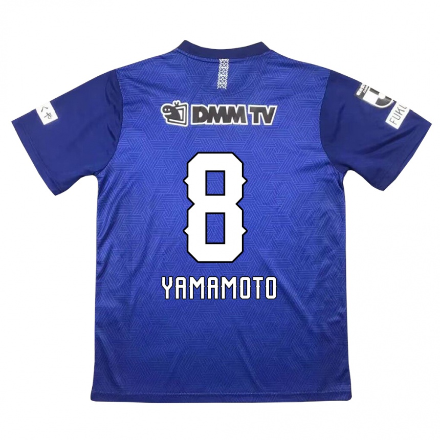 Niño Fútbol Camiseta Shunsuke Yamamoto #8 Azul Oscuro 1ª Equipación 2024/25 Argentina