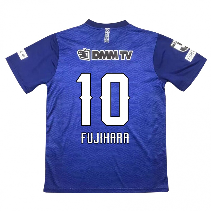 Niño Fútbol Camiseta Naoatsu Fujihara #10 Azul Oscuro 1ª Equipación 2024/25 Argentina