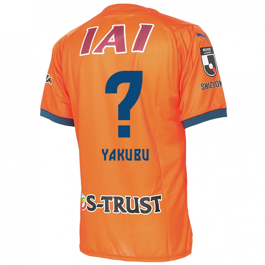 Niño Fútbol Camiseta Aziz Yakubu #0 Naranja Azul 1ª Equipación 2024/25 Argentina