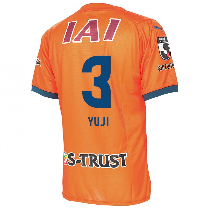 Niño Fútbol Camiseta Yuji Takahashi #3 Naranja Azul 1ª Equipación 2024/25 Argentina