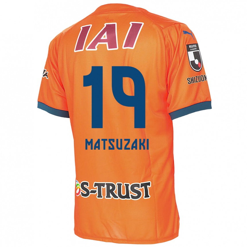 Niño Fútbol Camiseta Kai Matsuzaki #19 Naranja Azul 1ª Equipación 2024/25 Argentina