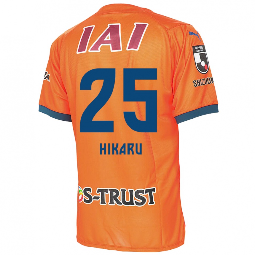 Niño Fútbol Camiseta Hikaru Naruoka #25 Naranja Azul 1ª Equipación 2024/25 Argentina