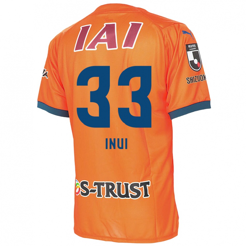 Niño Fútbol Camiseta Takashi Inui #33 Naranja Azul 1ª Equipación 2024/25 Argentina