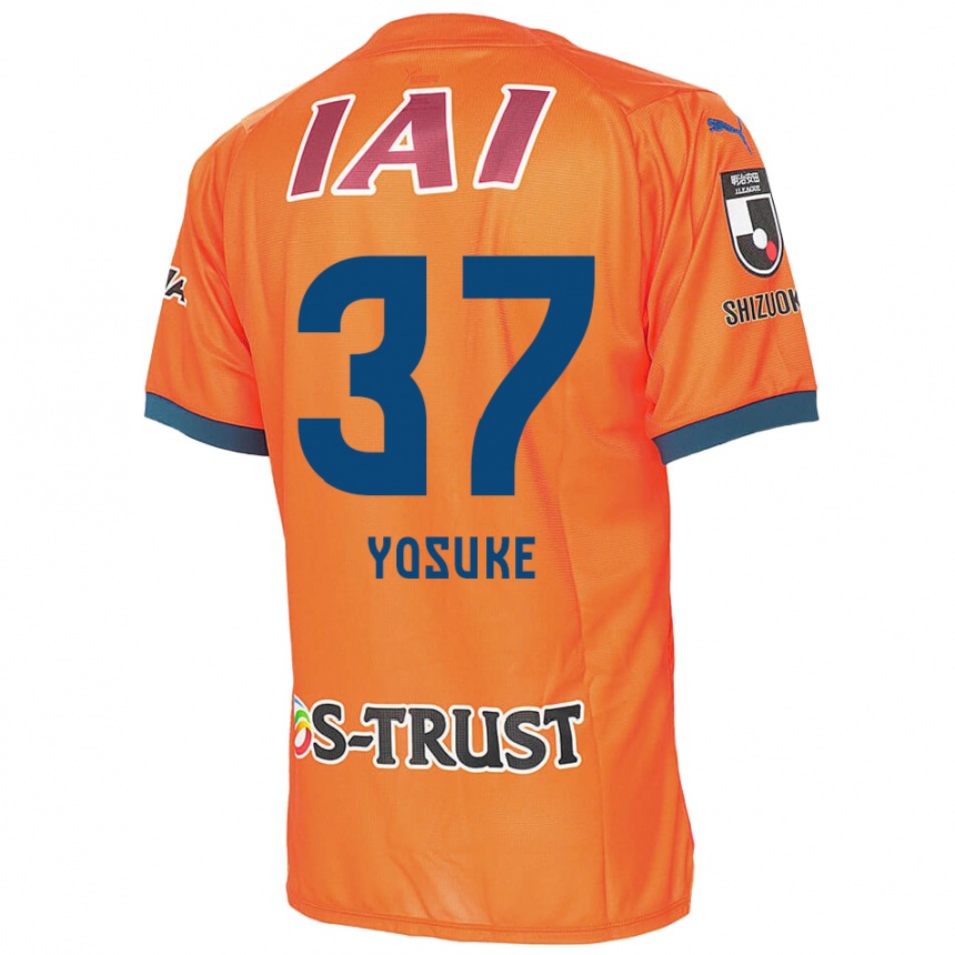 Niño Fútbol Camiseta Yosuke Morishige #37 Naranja Azul 1ª Equipación 2024/25 Argentina