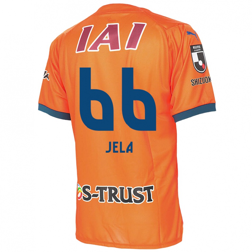 Niño Fútbol Camiseta Jelani Reshaun Sumiyoshi #66 Naranja Azul 1ª Equipación 2024/25 Argentina