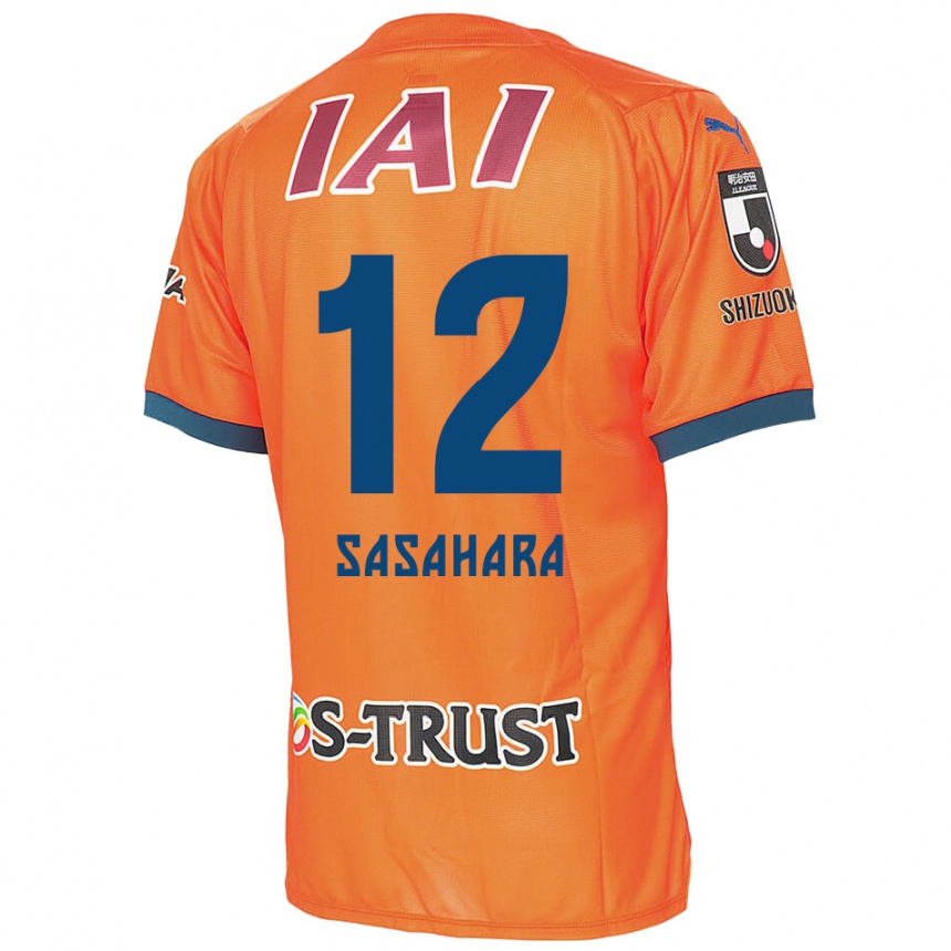 Niño Fútbol Camiseta Kenshin Sasahara #12 Naranja Azul 1ª Equipación 2024/25 Argentina