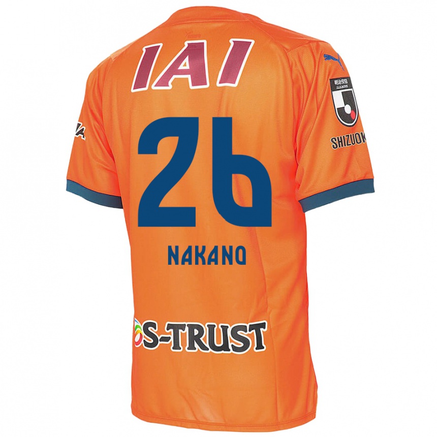 Niño Fútbol Camiseta Takeru Nakano #26 Naranja Azul 1ª Equipación 2024/25 Argentina