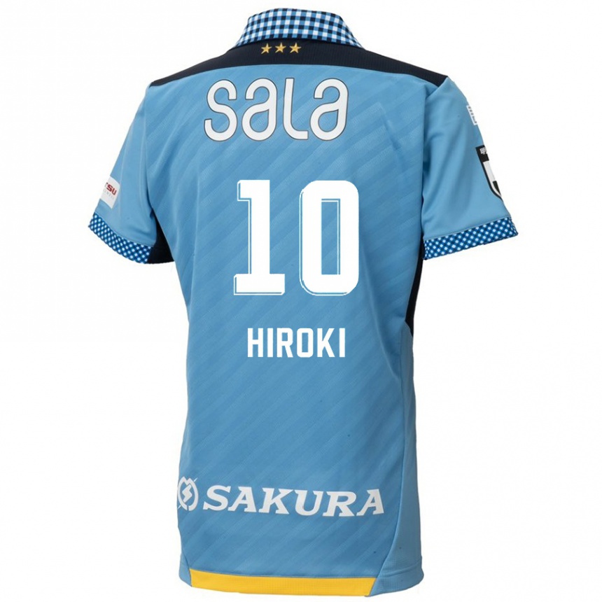 Niño Fútbol Camiseta Hiroki Yamada #10 Azul Negro 1ª Equipación 2024/25 Argentina