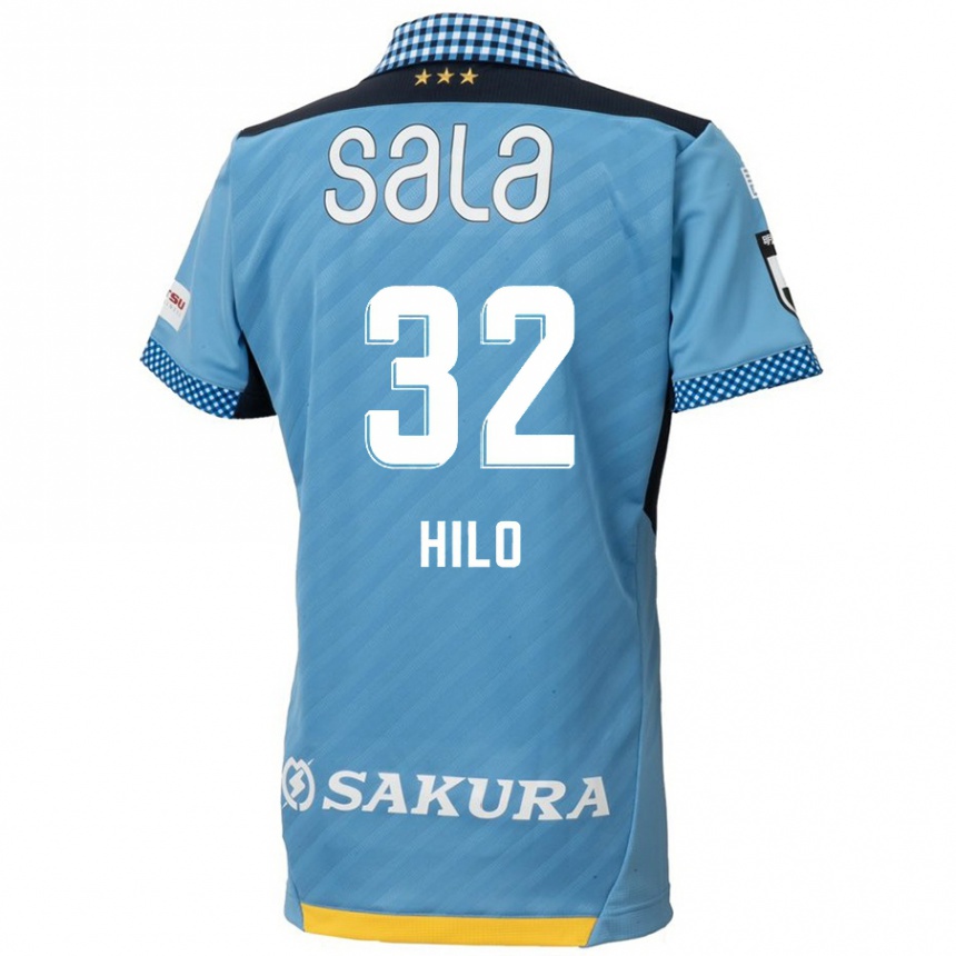 Niño Fútbol Camiseta Hassan Hilo #32 Azul Negro 1ª Equipación 2024/25 Argentina