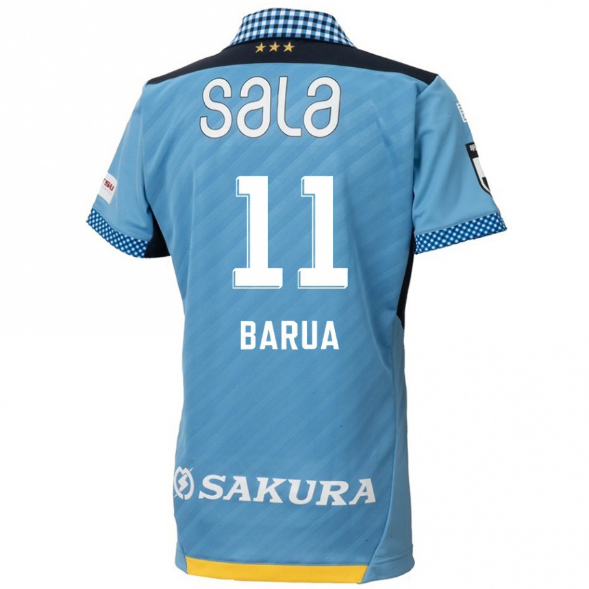 Niño Fútbol Camiseta Roi Barua #11 Azul Negro 1ª Equipación 2024/25 Argentina