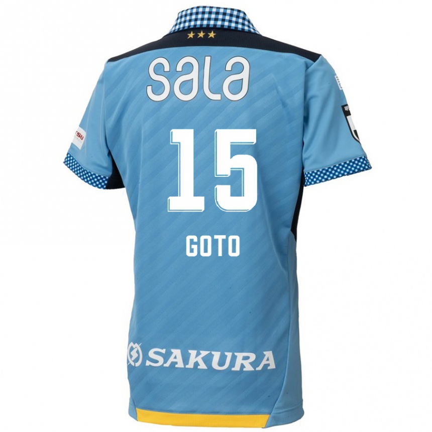 Niño Fútbol Camiseta Shogo Goto #15 Azul Negro 1ª Equipación 2024/25 Argentina