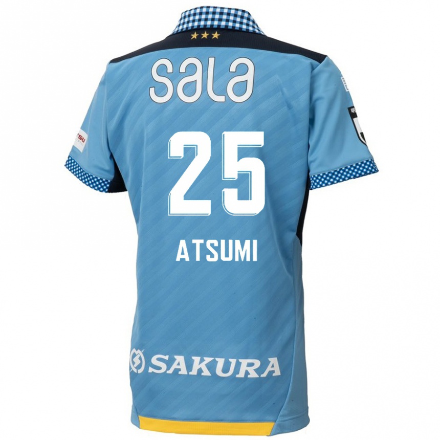 Niño Fútbol Camiseta Keita Atsumi #25 Azul Negro 1ª Equipación 2024/25 Argentina