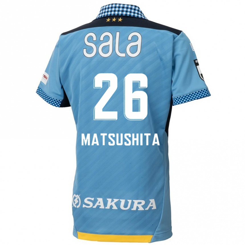 Niño Fútbol Camiseta Sota Matsushita #26 Azul Negro 1ª Equipación 2024/25 Argentina