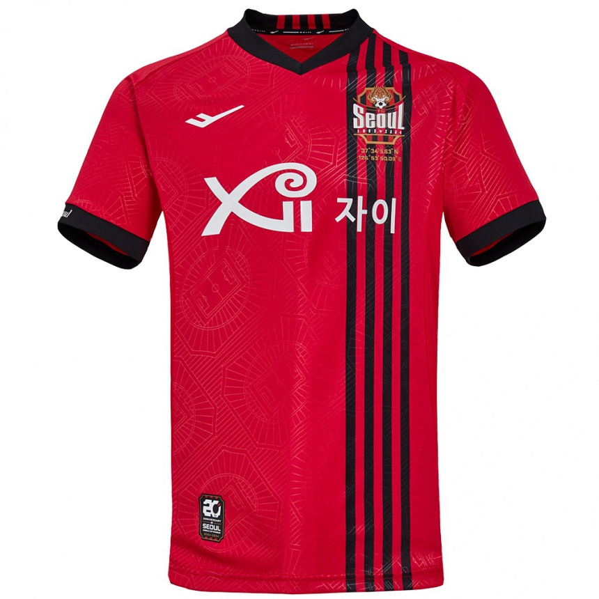 Niño Fútbol Camiseta Wan-Kyu Kwon #3 Negro Rojo 1ª Equipación 2024/25 Argentina