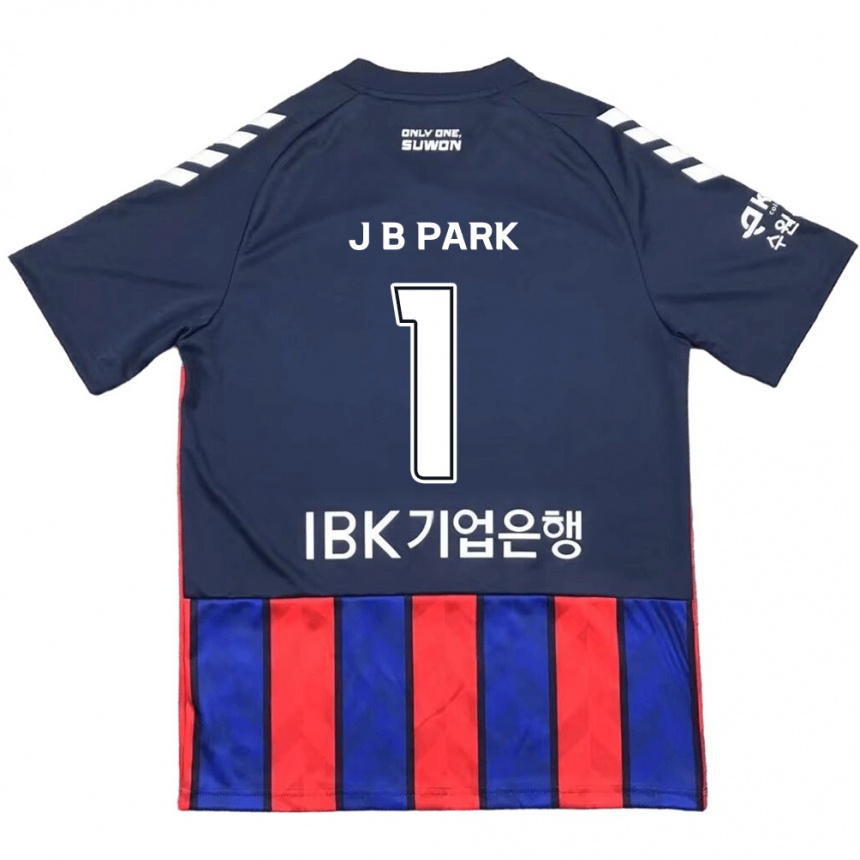 Niño Fútbol Camiseta Bae-Jong Park #1 Azul Rojo 1ª Equipación 2024/25 Argentina