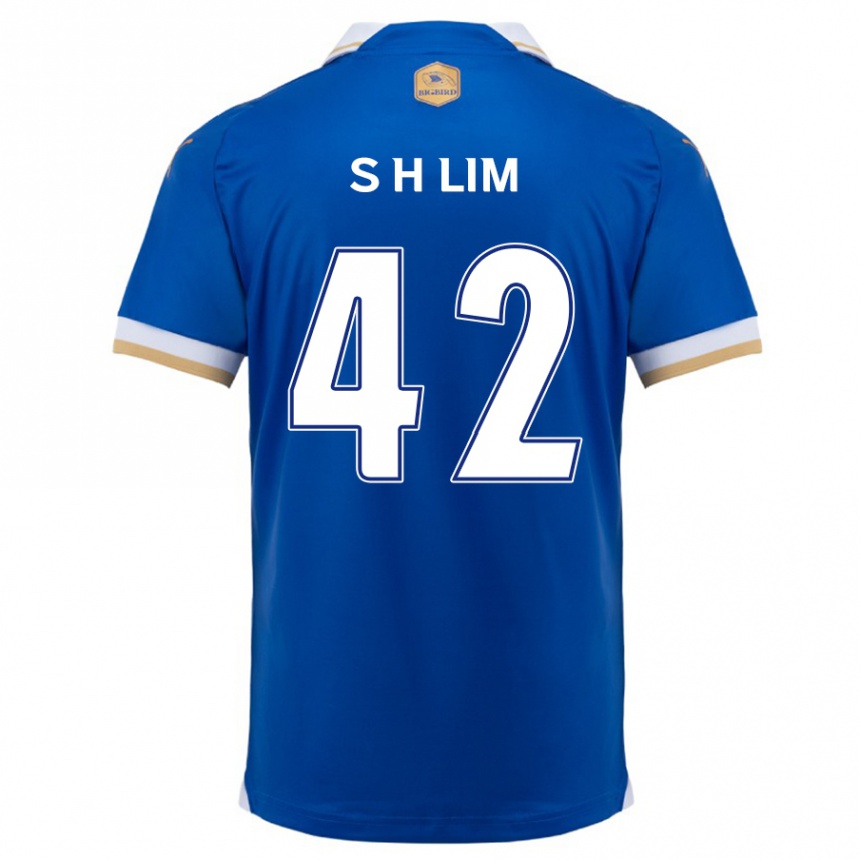 Niño Fútbol Camiseta Hyun-Sub Lim #42 Azul Blanco 1ª Equipación 2024/25 Argentina