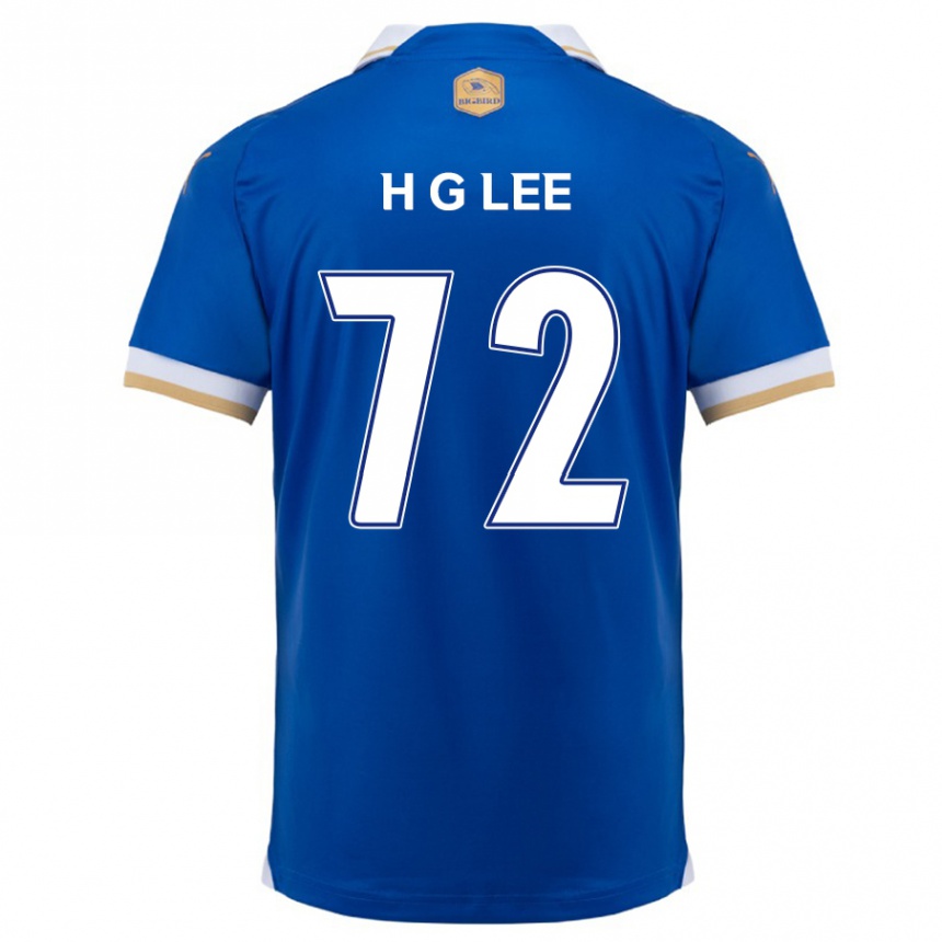 Niño Fútbol Camiseta Geon-Hee Lee #72 Azul Blanco 1ª Equipación 2024/25 Argentina