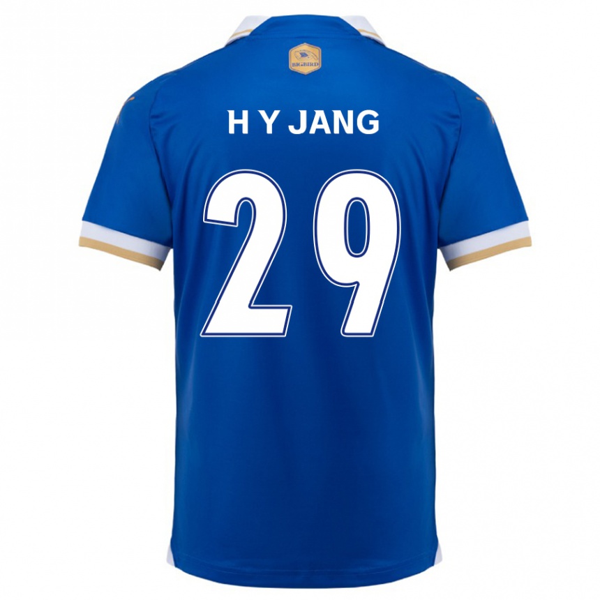 Niño Fútbol Camiseta Yo-Han Jang #29 Azul Blanco 1ª Equipación 2024/25 Argentina