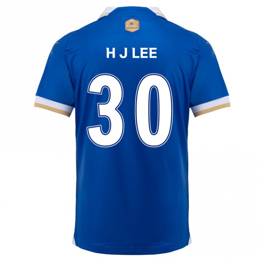 Niño Fútbol Camiseta Ji-Ho Lee #30 Azul Blanco 1ª Equipación 2024/25 Argentina