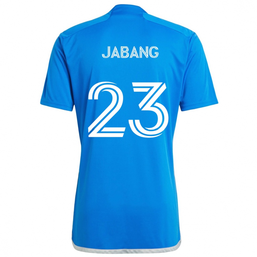 Niño Fútbol Camiseta Ousman Jabang #23 Azul Blanco 1ª Equipación 2024/25 Argentina