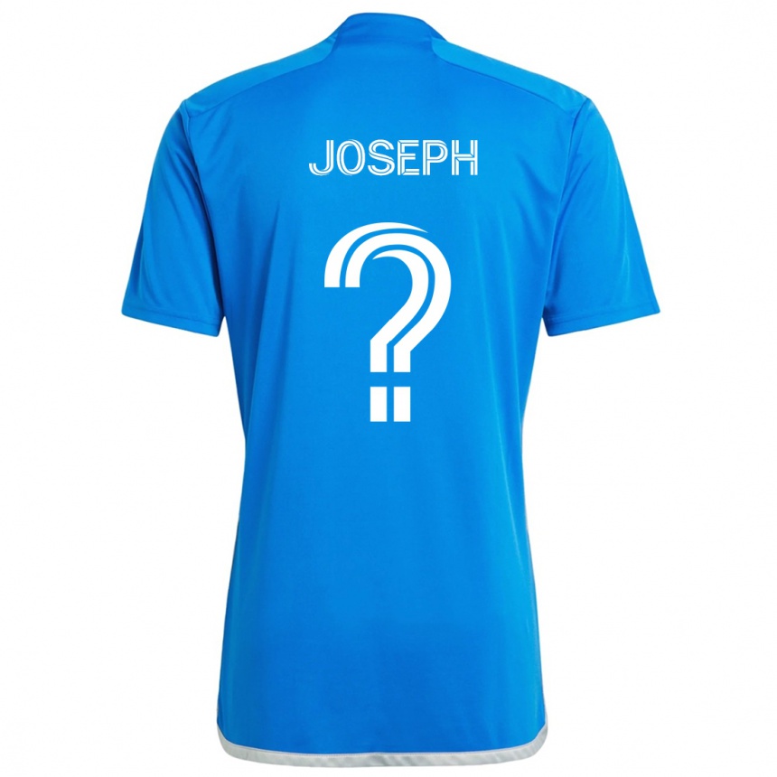 Niño Fútbol Camiseta Sebastien Joseph #0 Azul Blanco 1ª Equipación 2024/25 Argentina