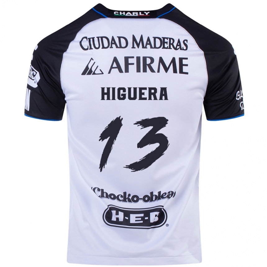 Niño Fútbol Camiseta Carlos Higuera #13 Azul Negro 1ª Equipación 2024/25 Argentina