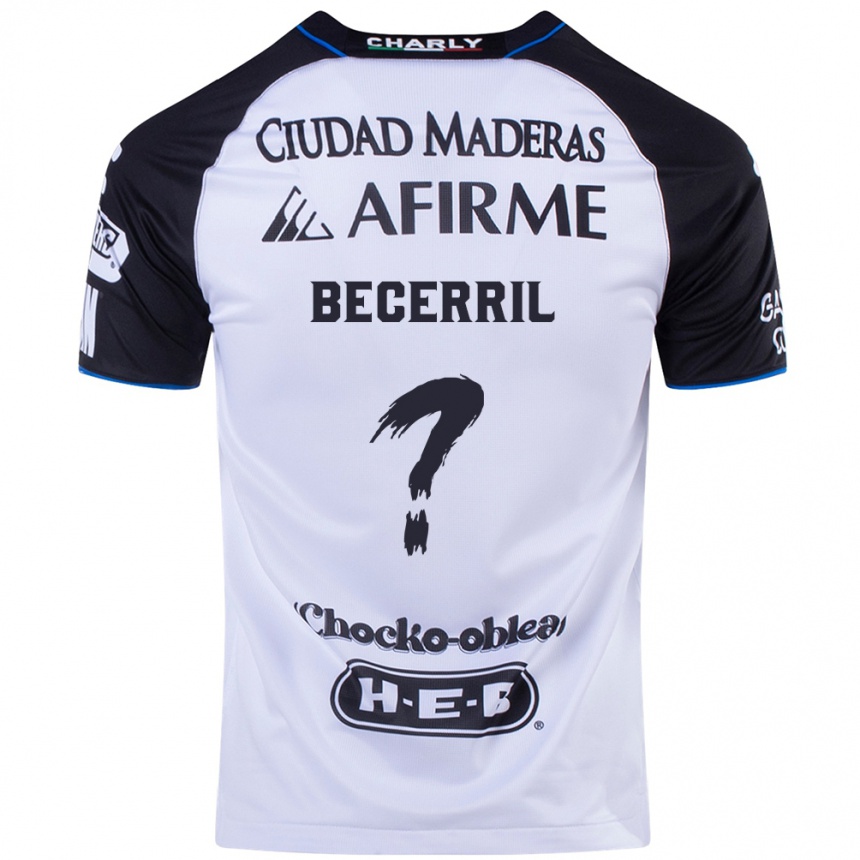 Niño Fútbol Camiseta Abner Becerril #0 Azul Negro 1ª Equipación 2024/25 Argentina