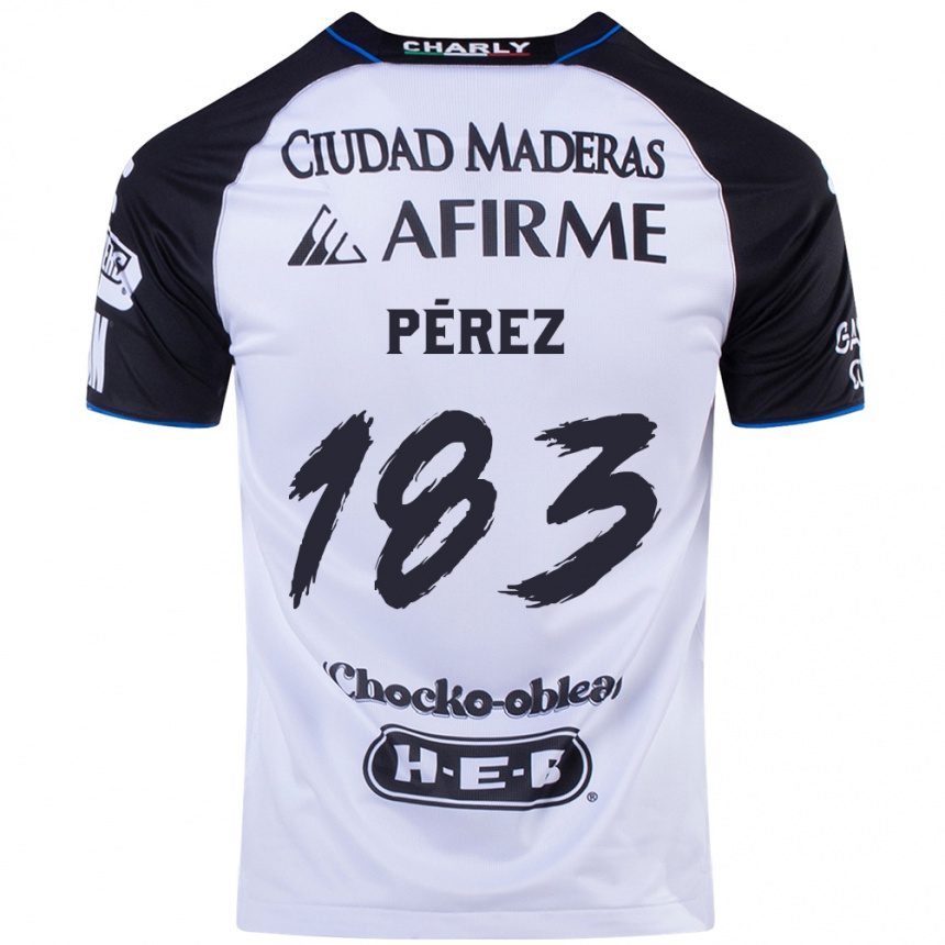 Niño Fútbol Camiseta Aldahir Pérez #183 Azul Negro 1ª Equipación 2024/25 Argentina