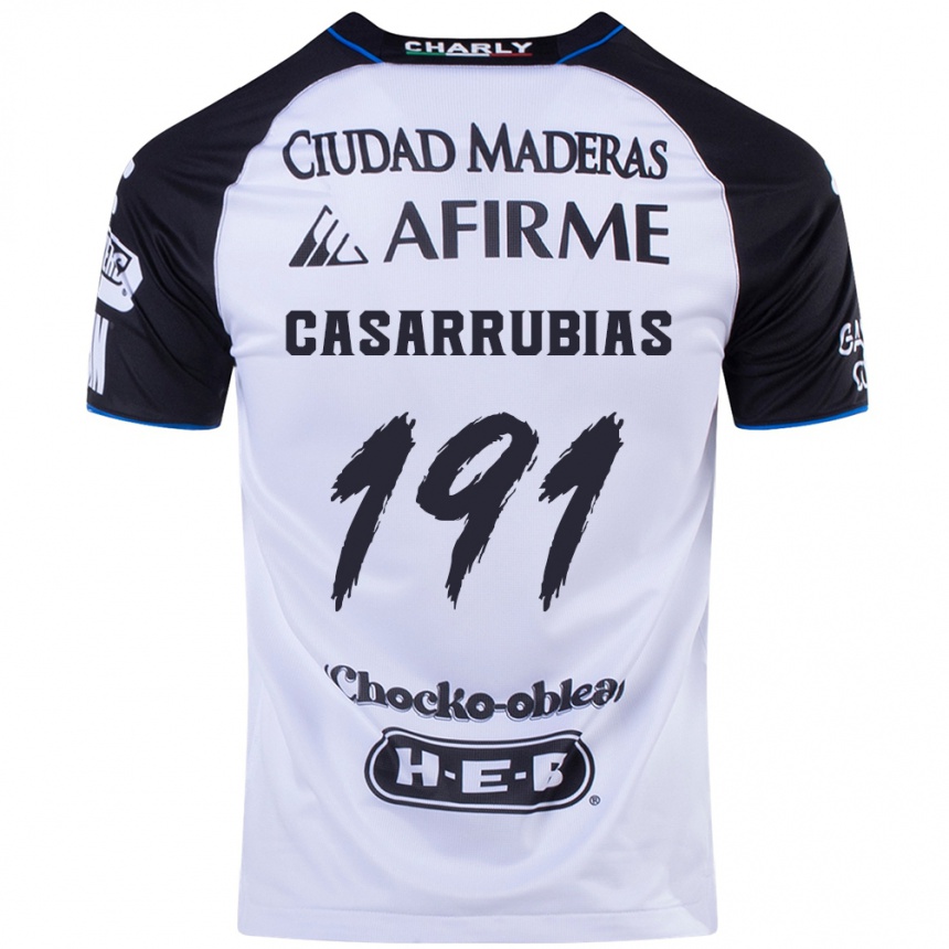 Niño Fútbol Camiseta Aaron Casarrubias #191 Azul Negro 1ª Equipación 2024/25 Argentina