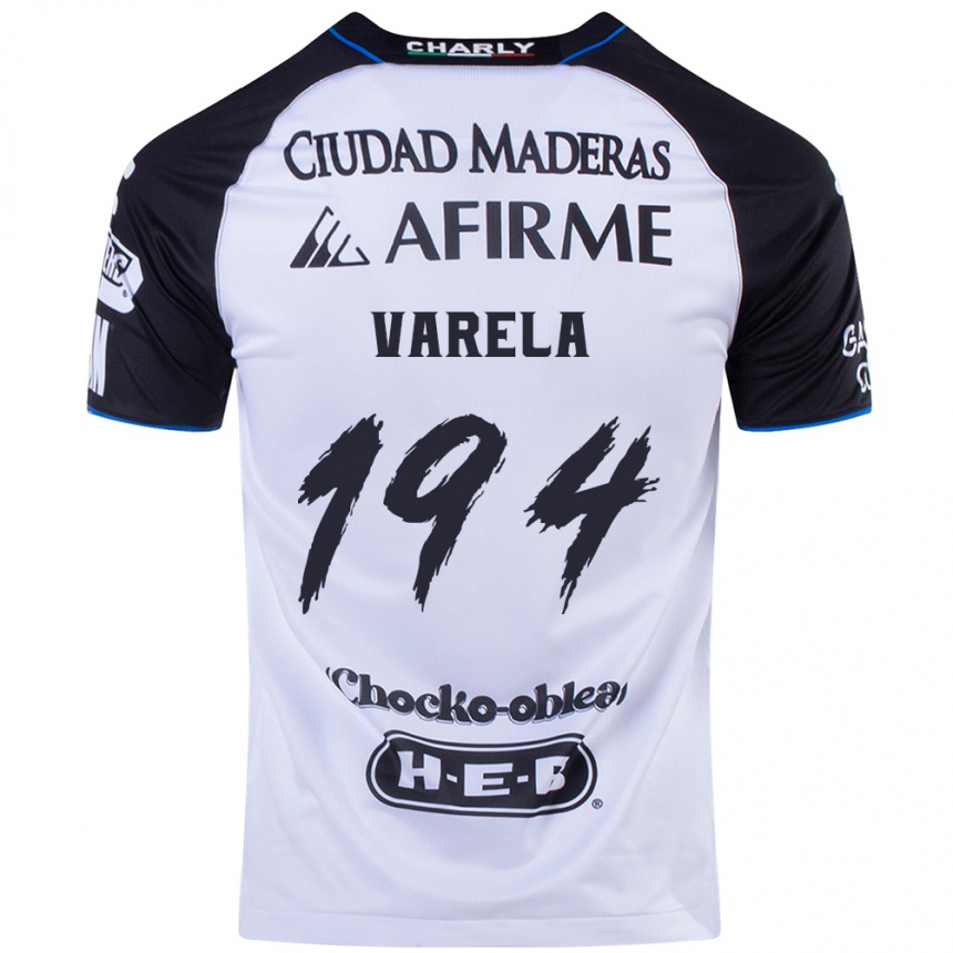 Niño Fútbol Camiseta José Varela #194 Azul Negro 1ª Equipación 2024/25 Argentina