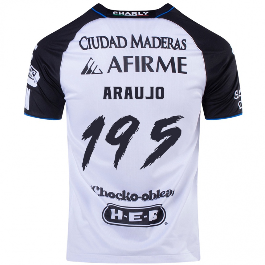 Niño Fútbol Camiseta Diego Araujo #195 Azul Negro 1ª Equipación 2024/25 Argentina