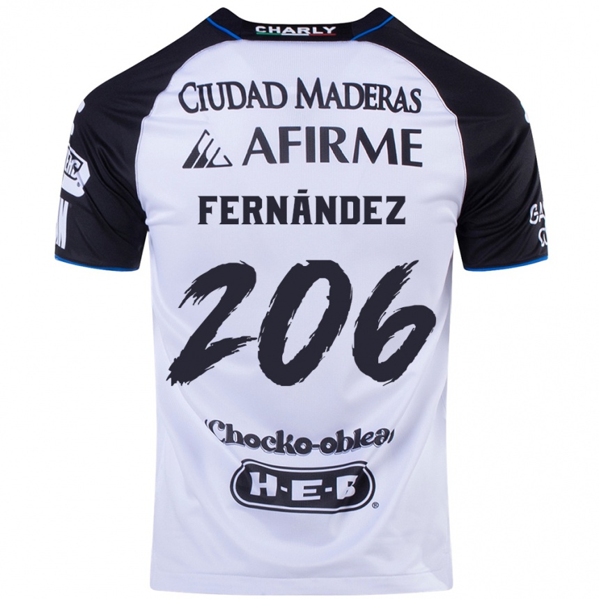 Niño Fútbol Camiseta Erik Fernández #206 Azul Negro 1ª Equipación 2024/25 Argentina