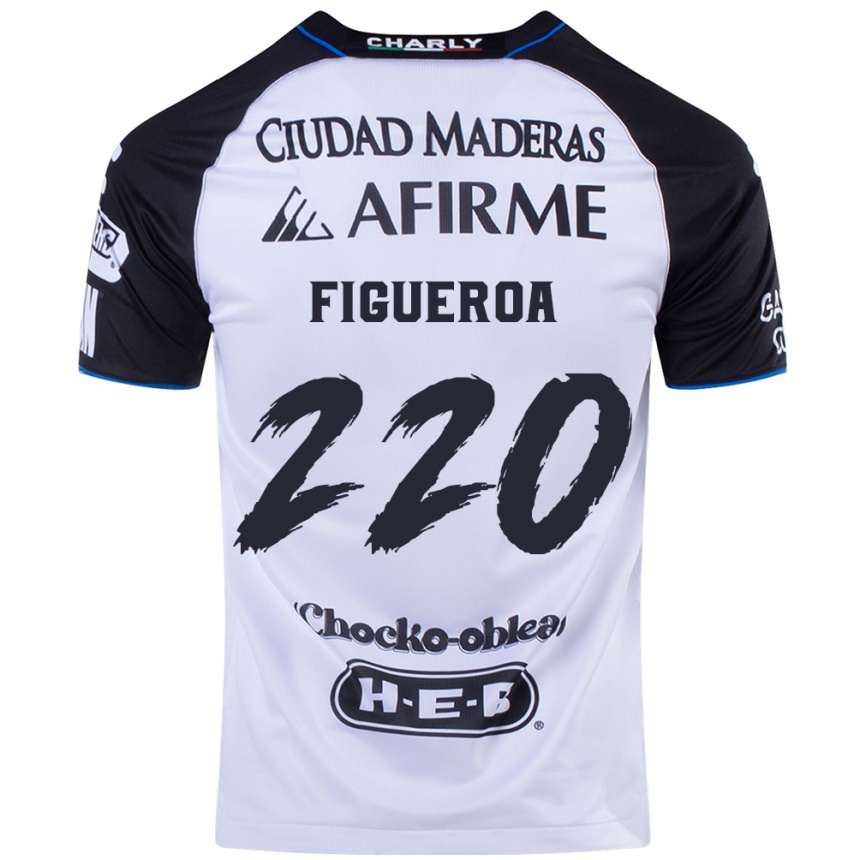 Niño Fútbol Camiseta Christopher Figueroa #220 Azul Negro 1ª Equipación 2024/25 Argentina