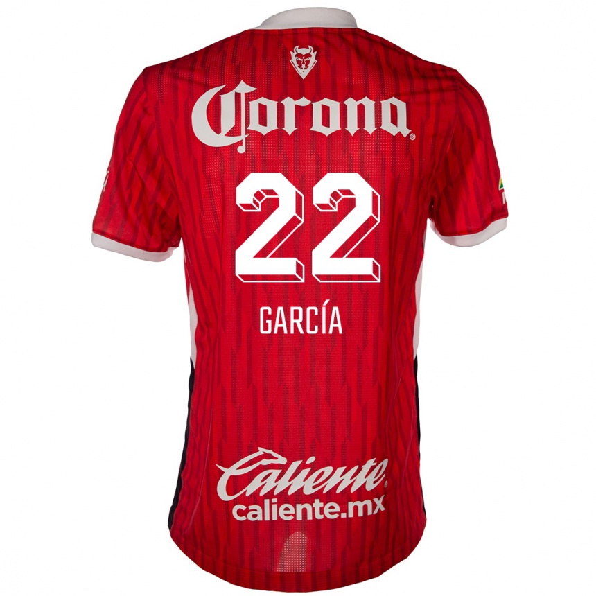 Niño Fútbol Camiseta Luis García #22 Rojo Blanco 1ª Equipación 2024/25 Argentina