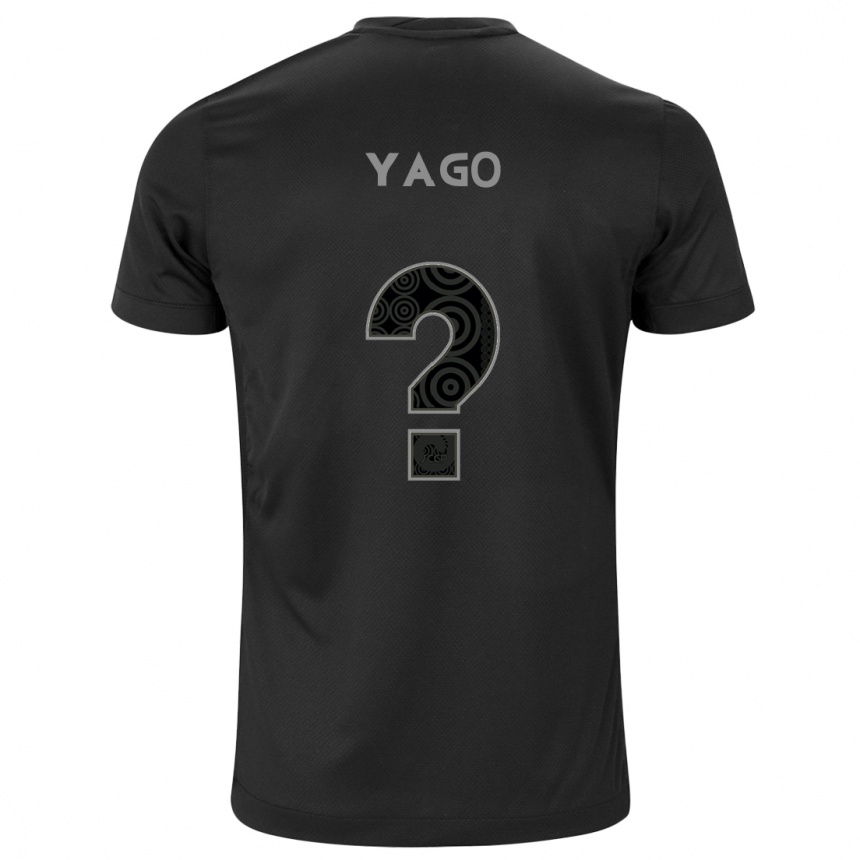 Niño Fútbol Camiseta Yago #0 Negro 2ª Equipación 2024/25 Argentina