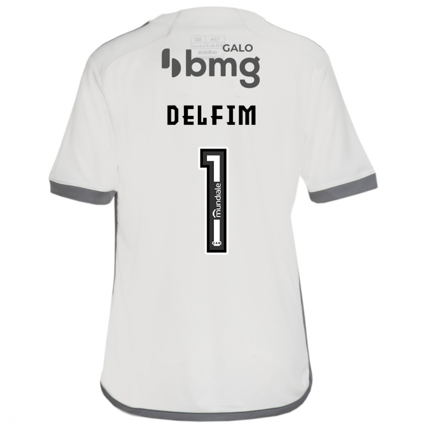 Niño Fútbol Camiseta Gabriel Delfim #1 Blanquecino 2ª Equipación 2024/25 Argentina