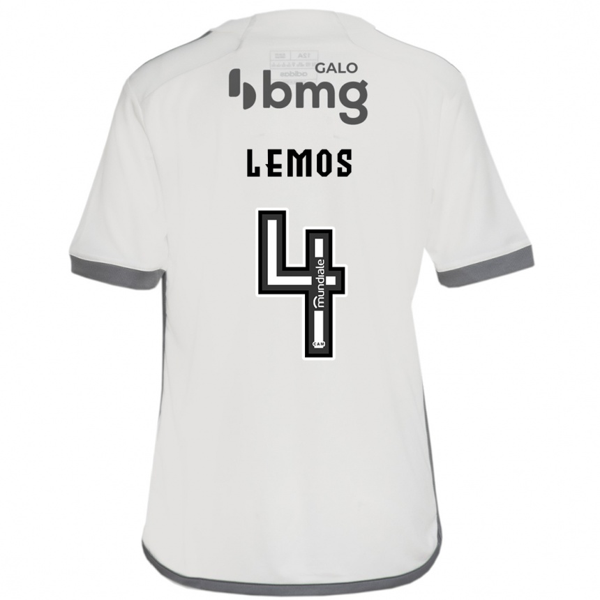 Niño Fútbol Camiseta Mauricio Lemos #4 Blanquecino 2ª Equipación 2024/25 Argentina