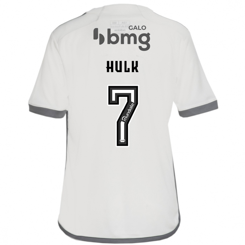 Niño Fútbol Camiseta Hulk #7 Blanquecino 2ª Equipación 2024/25 Argentina