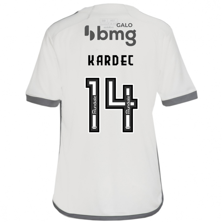 Niño Fútbol Camiseta Alan Kardec #14 Blanquecino 2ª Equipación 2024/25 Argentina