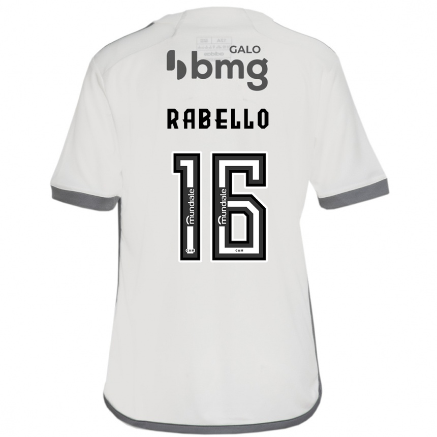 Niño Fútbol Camiseta Igor Rabello #16 Blanquecino 2ª Equipación 2024/25 Argentina