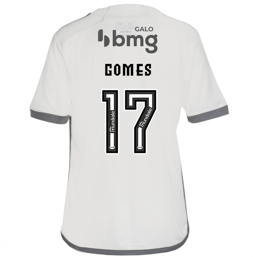 Niño Fútbol Camiseta Igor Gomes #17 Blanquecino 2ª Equipación 2024/25 Argentina